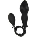 Loving Joy Oppblåsbar Dildo 15 cm      - Svart