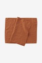 Ellos Home   Bordbrikke Malva 2 pk i 100% lin   Orange