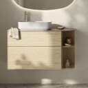 Svedbergs Poem Soft Servantskap Brun ask / 120cm Høyre Plan