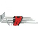 Ks Tools 151.4860, Spoiler-Torx, Metallisk, Stål, Kromfarget, 433 G, 10 Stykker