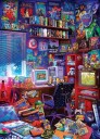 80s Game Room Pop Culture 1000 Piece Jigsaw Puzzle By Rachid Lotf