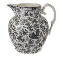 Burleigh Black Regal Peacock Etruscan mugge stor 2,2l