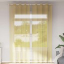  Voilegardiner med grommets 2 stk gul 8721158551528