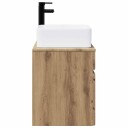  Vegghengt servantkommode Artisan eik 49 x 41 x 63 cm