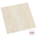  Selvheftende Gulvplanker 30,5 x 30,5 cm 20 pcs PVC