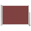 vidaXL Uttrekkbar sidemarkise 80x300 cm brun