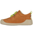 Affenzahn Babysko Leather Walky CAT Brun 25 Babysko Oransje