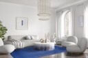 Ullteppe   Hamilton Classic Blue Størrelse: 133 x 190 cm