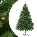  Juletre med 300 LED med stativ grønn 210 cm PE