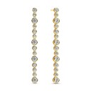 Sif Jakobs Jewellery Sardinien Lungo Grande Earrings Gullfarge Hvit 60 mm