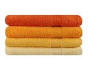 Hobby Badehåndkle 70x140 cm 4 pk   Gul/Oransje