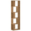  Bokhylle 5 etasjer artisan eik 45x23,5x162,5 cm konstruert tre