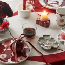 Marimekko Unikko Shape tallerken 13 cm 2 stk, terra