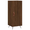 vidaXL Skjenk brun eik 34,5x34x90 cm konstruert tre