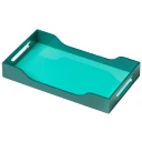 Printworks Lacquered Tray   Swell Turquoise/Green 42x27 cm