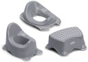 Beemoo Care Anti-Slip Potte Toalettsete og Krakk Grå