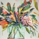 Spikeybouquet Plakat Plakat / 40x40cm