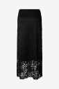 YAS   Maxi skjørt yasLacey HW Long Lace Skirt S.   Svart