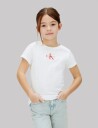 Calvin Klein Micro Monogram Top White 128