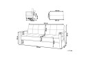 Sovesofa Tjorn   Beige lyst tre Beige Lys Tre 185x110 cm