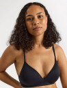 Lindex Bra Soft Seamless   Petite   Black   A x 80