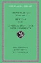 Characters. Herodas: Mimes. Sophron And Other Mime Fragments Av Theophrastus, Herodas, Sophron
