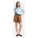 Please, Dame, Shorts, Brun, L,