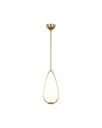 Galassia One Light Pendant Brass