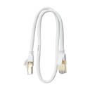 ELETRA CAT7 S/FTP NETTVERKSKABEL 0,5M, HVIT