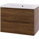 Linn Bad Emma underskap 80x45,7 cm mørk eik