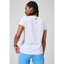 Casall Soft Texture Tee Dame White 34