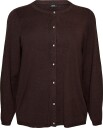 Zizzi   Kardigan caElla L/S   Brun