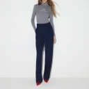 Elisabetta Franchi Dame Bukser Blå XL,