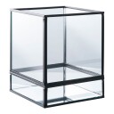 House Nordic Hurricane Lysestake Svart 12x15 cm i Metall og Glass