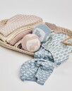 Smallstuff Lyseblå Babyteppe Med Elefanter