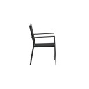 Venture Home Copacabana hagestol stabelbar svart. 1710400-01-739 1699714-01-0