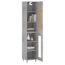 vidaXL Highboard betonggrå 34,5x34x180 cm konstruert tre 8720845497958