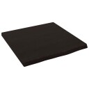 Benkeplate til bad mørkebrun 40x40x2 cm behandlet heltre