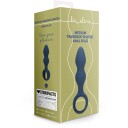 Loveline Teardrop Shaped Anal Plug - Baltic Blue Medium