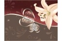 Fototapet Cream Lily 200x154 - Artgeist sp. z o. o.
