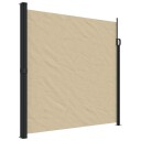  Uttrekkbar sidemarkise beige 200x500 cm 4004465