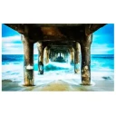 Artwood Plexitavla Dreamy Pier Sunset 120 x 80 cm Artwood