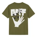 Off White Herre Topper Grønn XS,