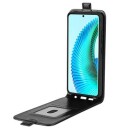 Honor Magic6 Lite/X9b Vertikalt Flip-Deksel med Kortlomme Svart