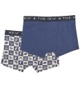 The New Boxershorts - 2-pack - TnDet nye - Navy Blazer Morsom ts - The New - 11-12 år (146-152) - Boxershorts Hvit Marineblå