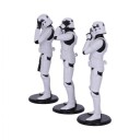 Nemesis Now Tre Kloke Stormtrooper Figurer - Star Wars Samlefigurer 14 cm