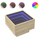  Salongbord med Infinity LED sonoma eik 40x40x30 cm 3284065