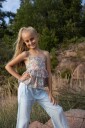 Vilje & Ve Line Lin Bukse Ice Blue (158 / 13 år)