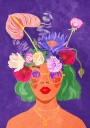 Flower head Plakat / 30x40cm