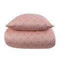 Borg Living Sateng sengesett - 100% Bomullssateng - Fan peach - 150x210 cm